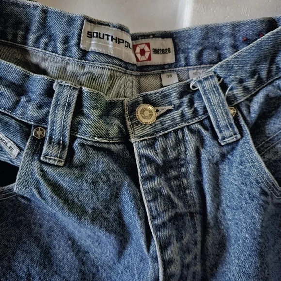 Vintage Y2K Southpole Denim Jeans Baggy Hip Hop Size 36 Grunge Streewear Vintage - Picture 1 of 16